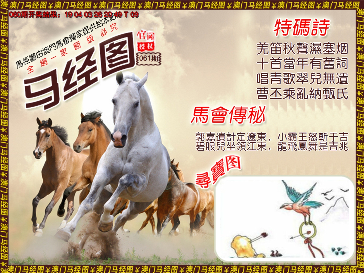 2025061期马经系列1