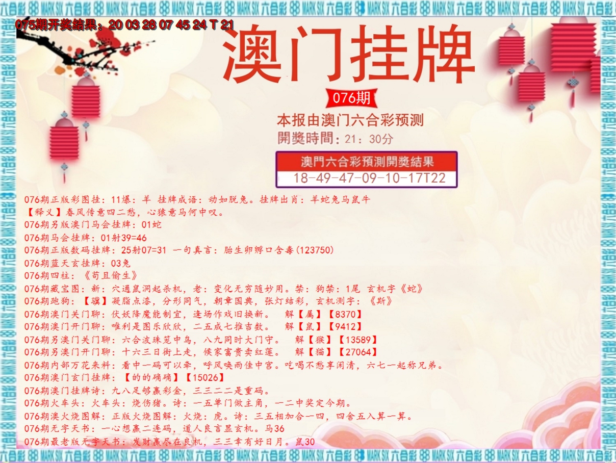 2025076期澳门挂牌E