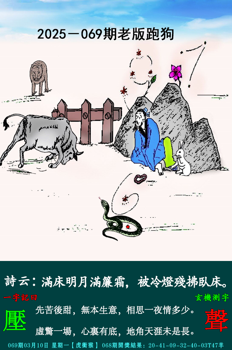 2025069期老跑狗图