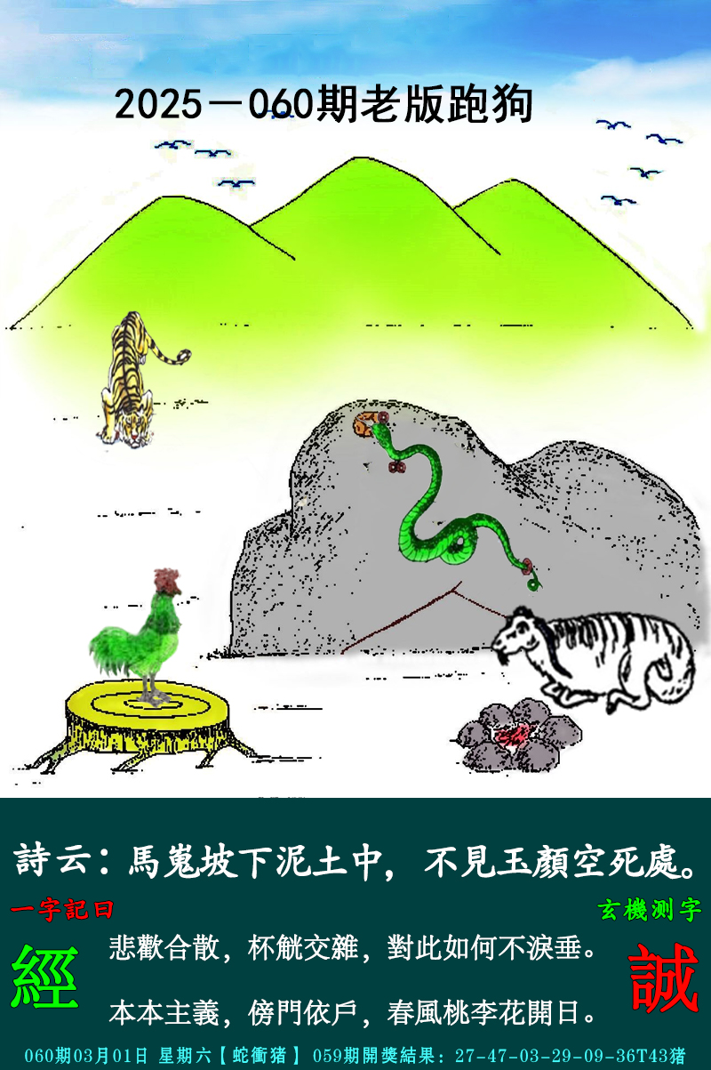 2025060期老跑狗图