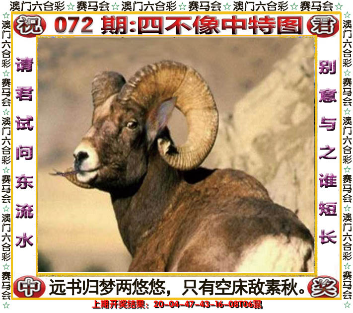 2025072期四不像中特图