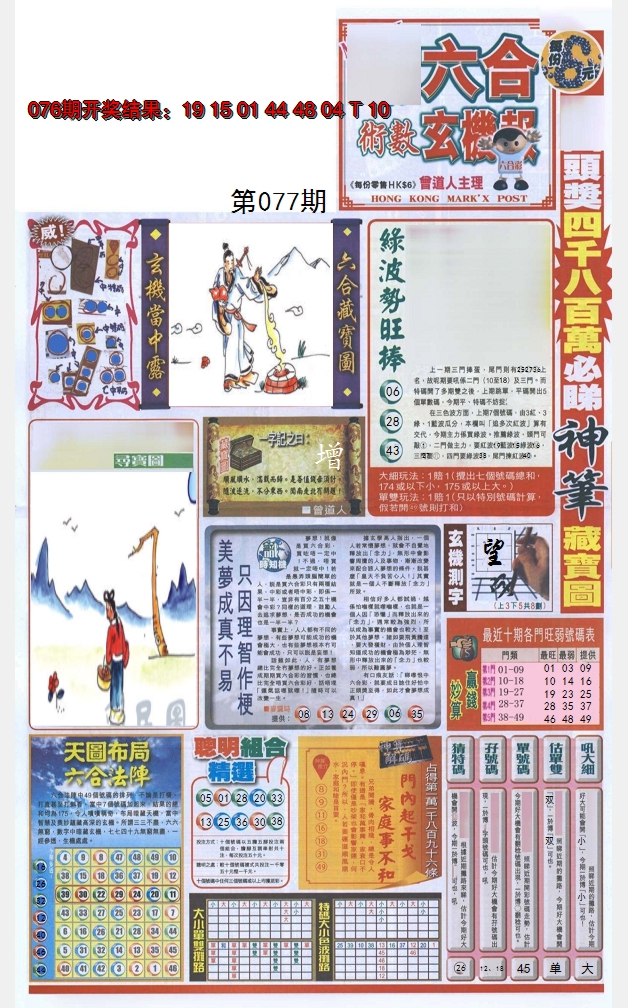 2025077期六合玄机报