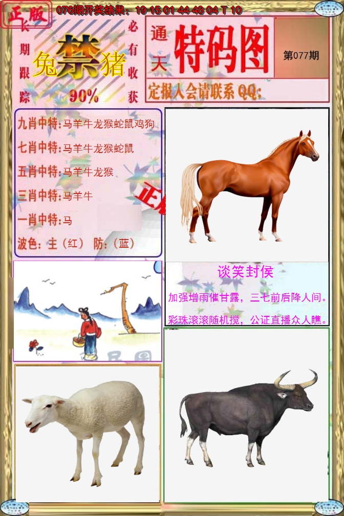 2025077期特码图