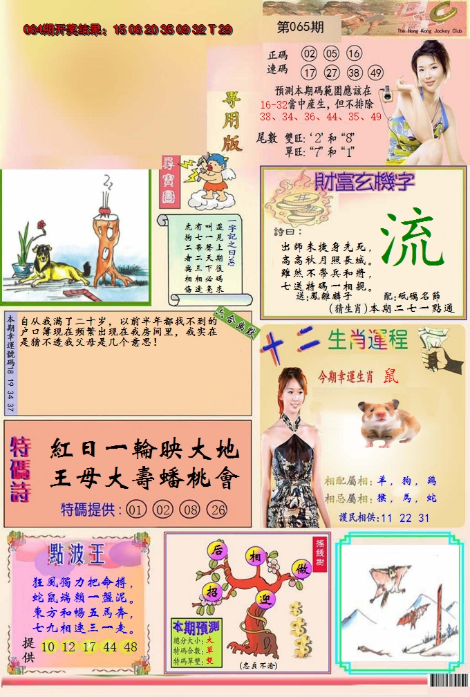 2025065期九龍专用版(推荐)