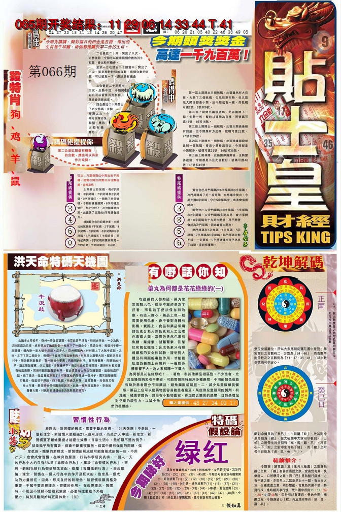2025066期贴士皇A加大版