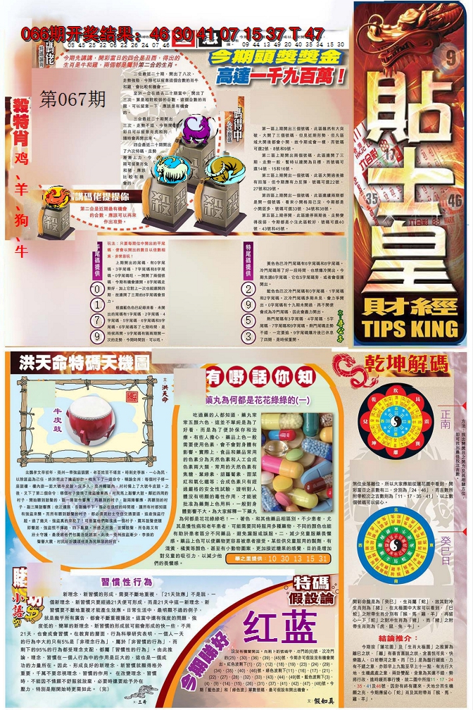 2025067期贴士皇A加大版