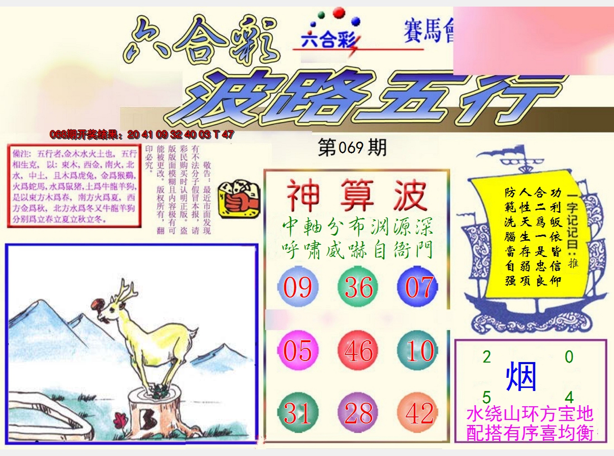 2025069期波路五行
