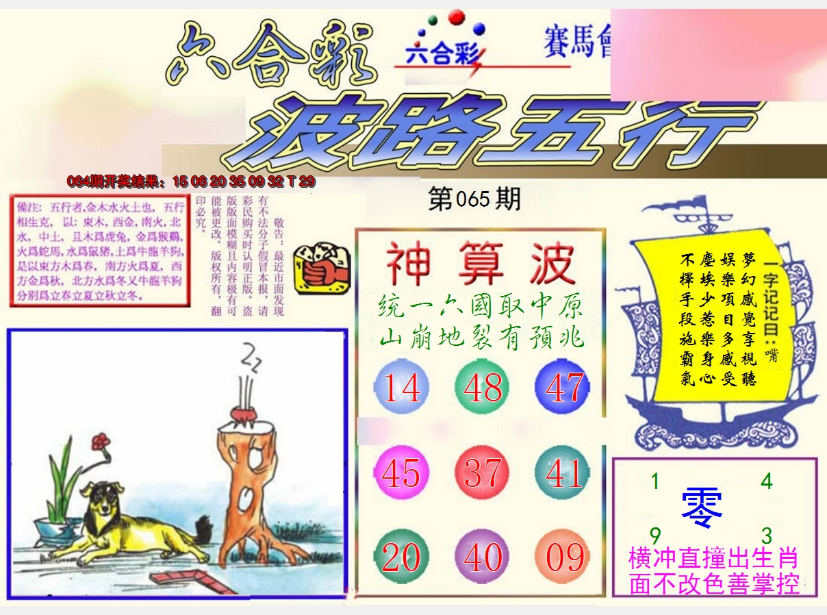2025065期波路五行