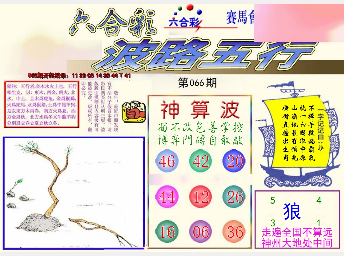 2025066期波路五行