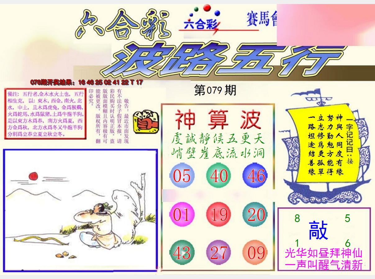 2025079期波路五行
