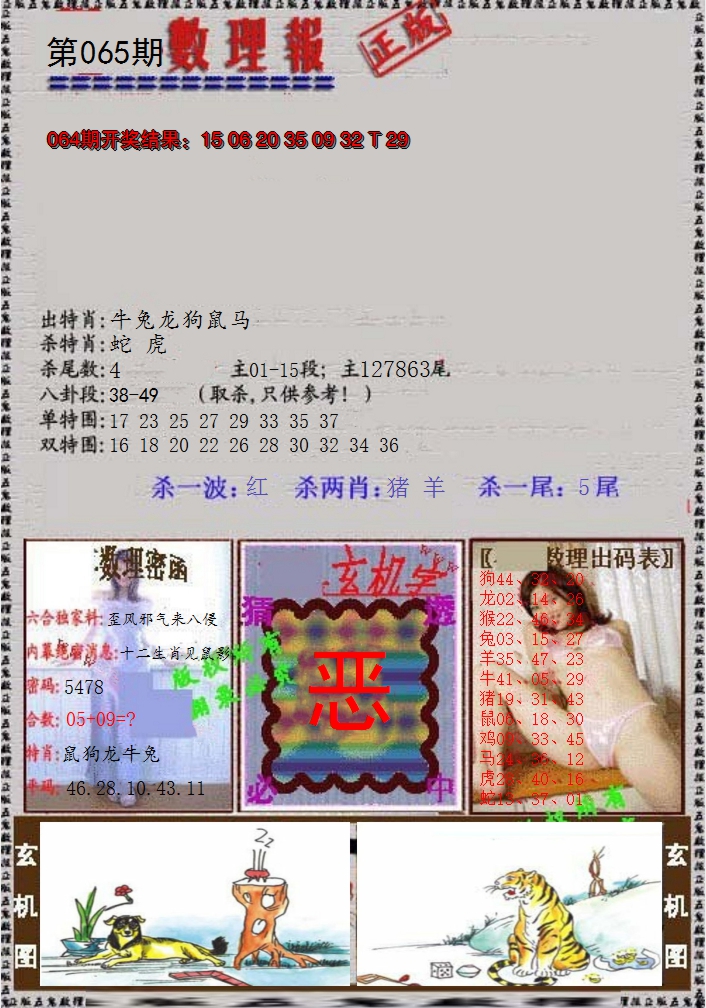 2025065期数理报
