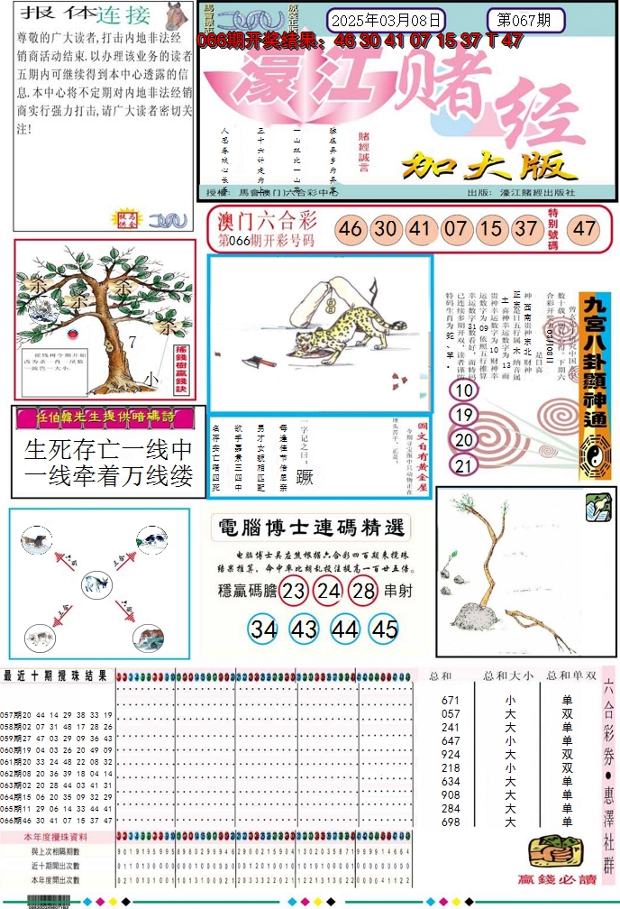 2025067期濠江赌经A加大版
