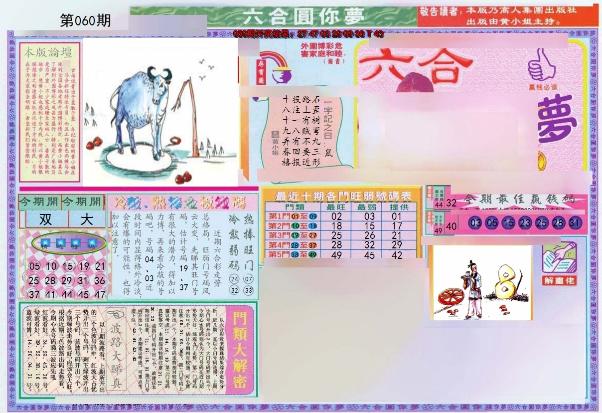 2025060期(新版)六合圆你梦A