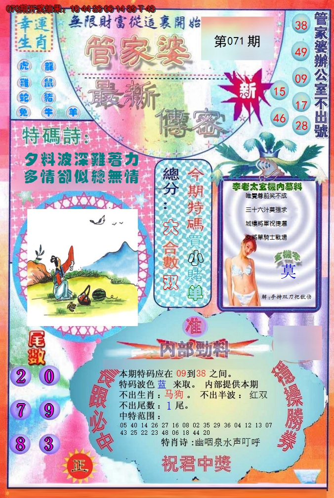2025071期管家婆新传密