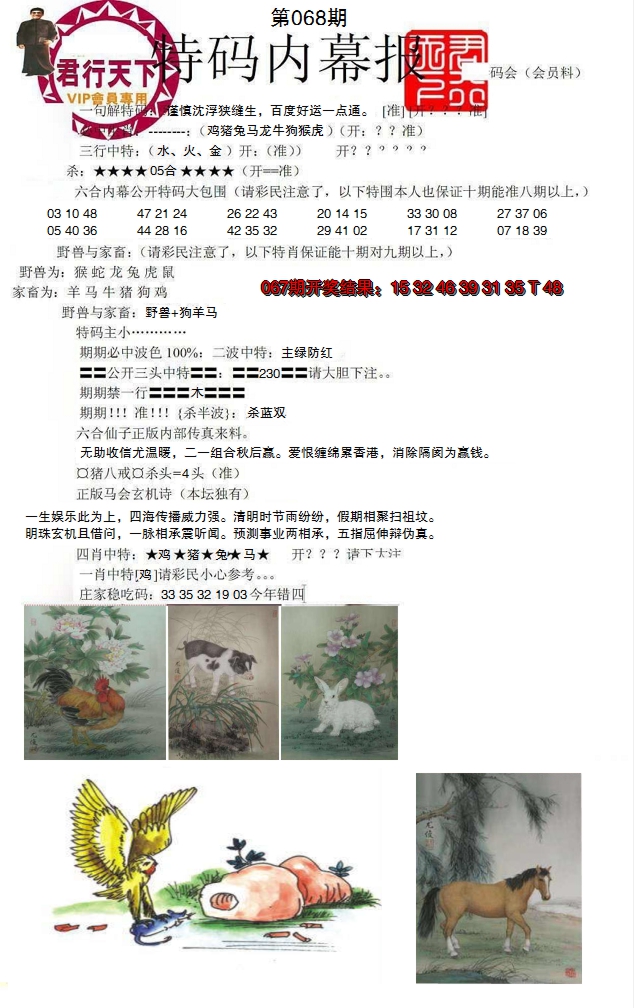 2025068期特码内幕报