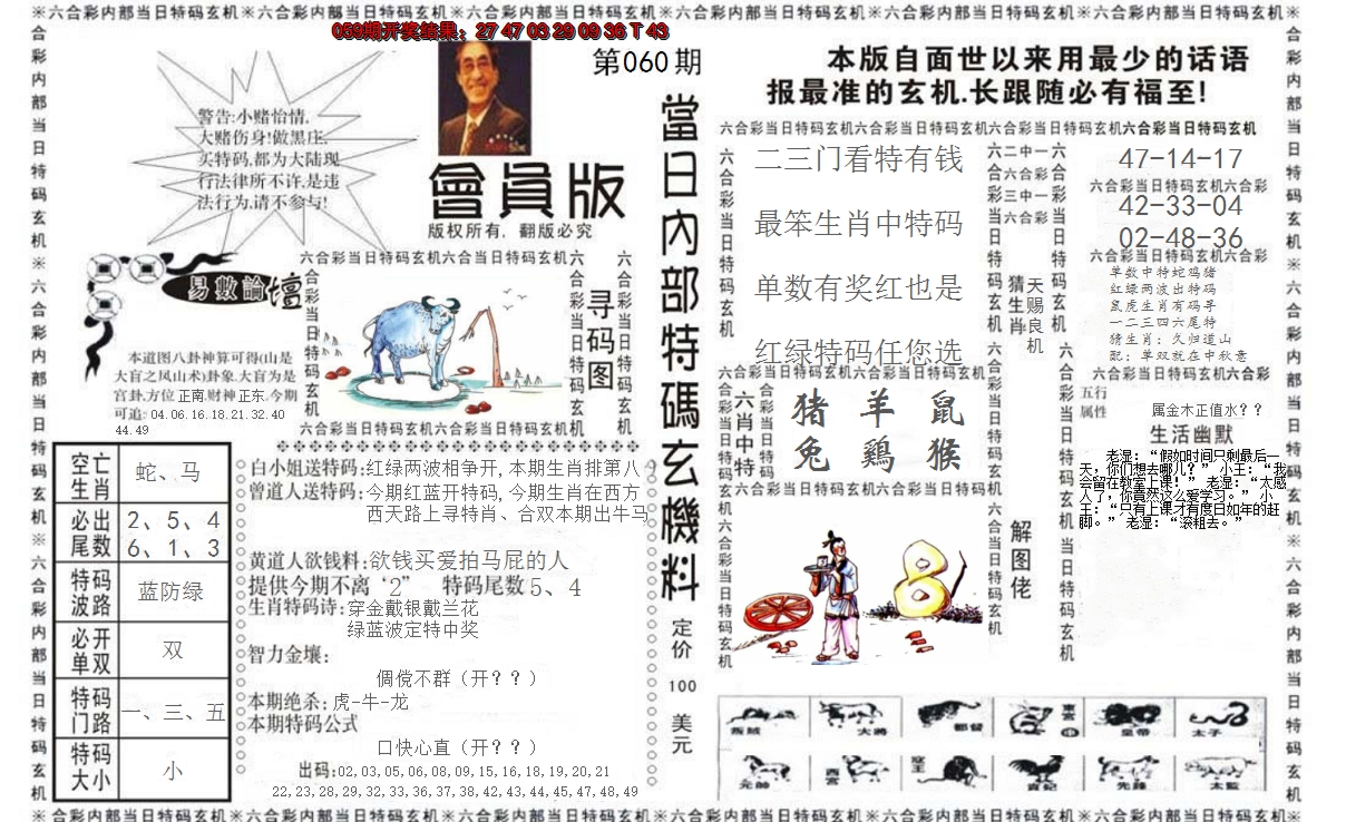 2025060期当日特码玄机报