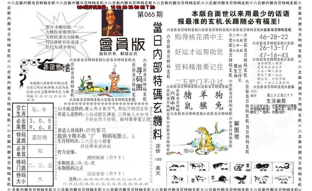 2025065期当日特码玄机报
