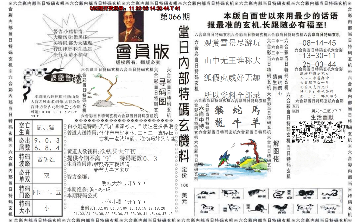 2025066期当日特码玄机报