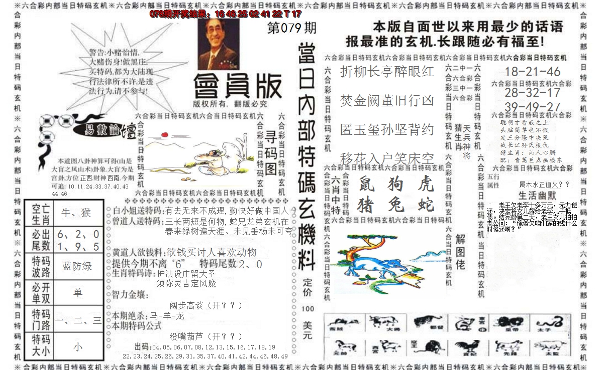 2025079期当日特码玄机报