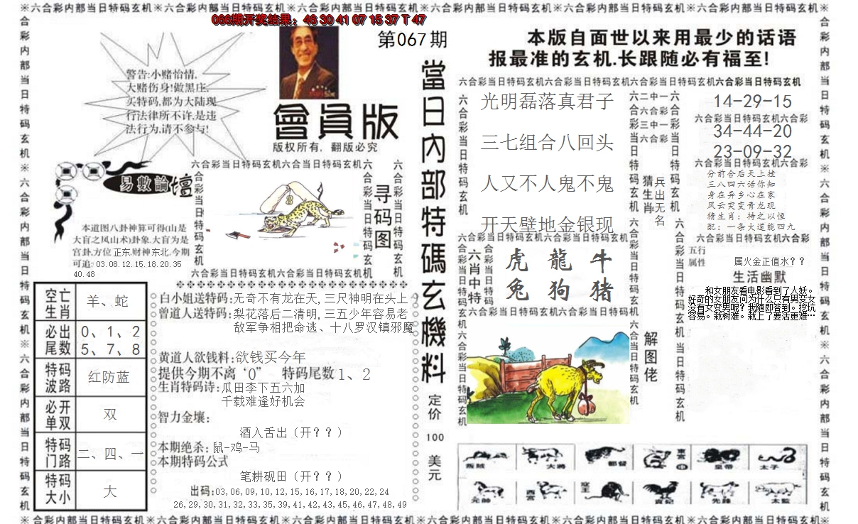 2025067期当日特码玄机报