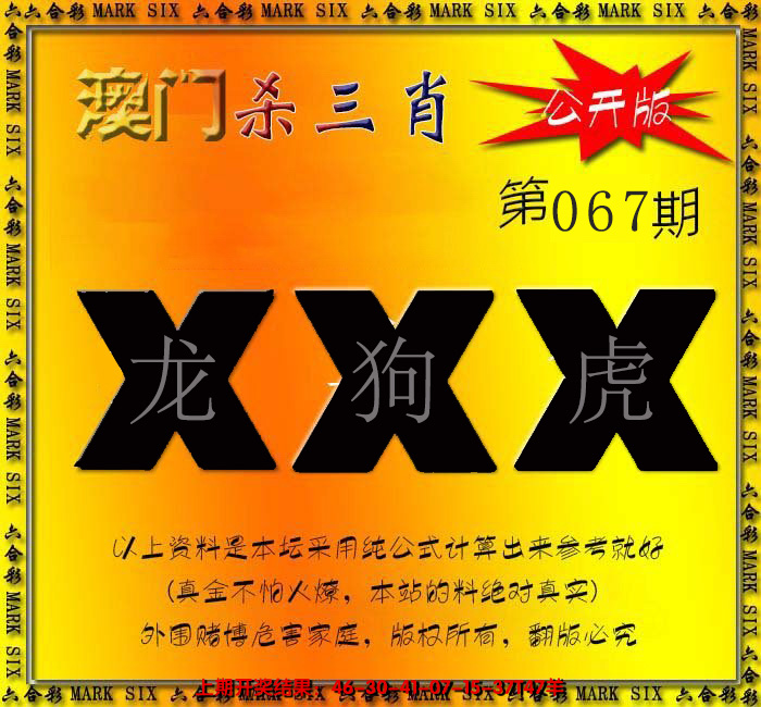 2025067期杀三肖 {公开版}