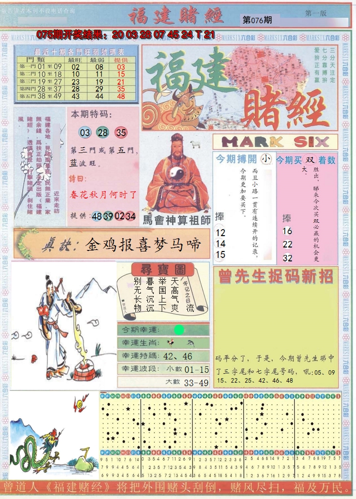2025076期福建赌经A