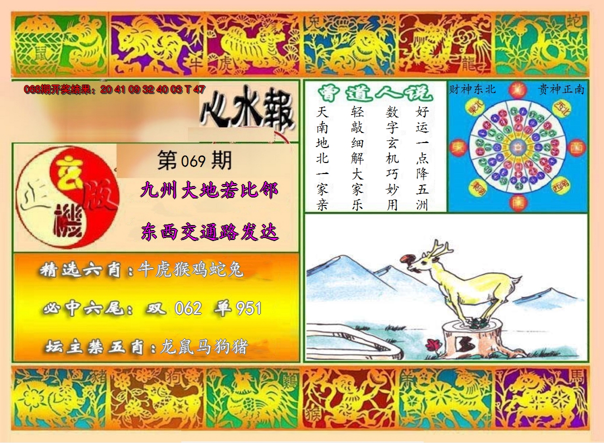2025069期九龙心水报