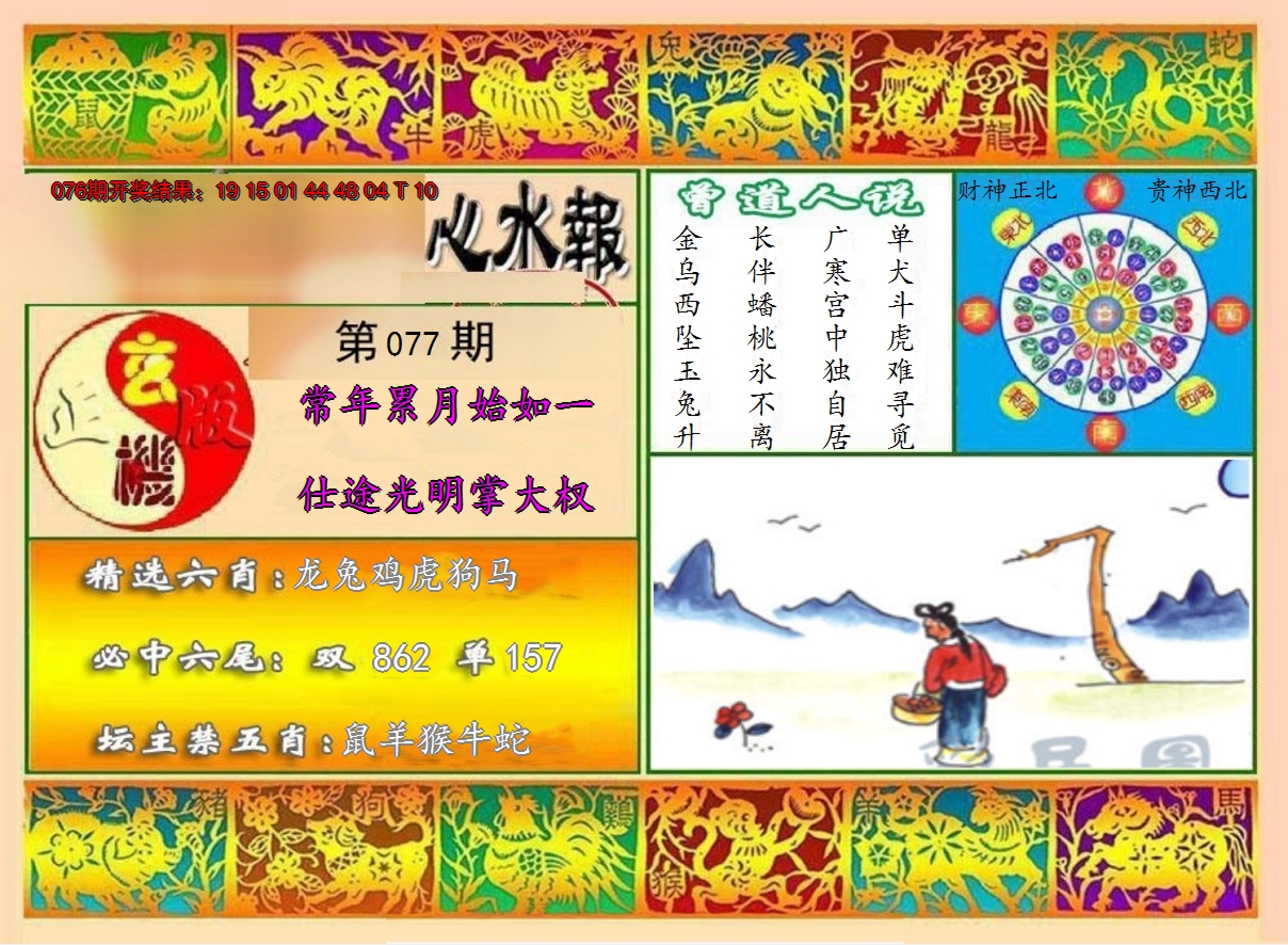 2025077期九龙心水报