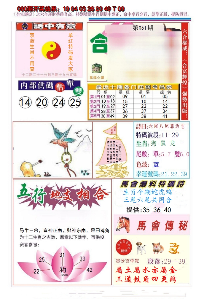 2025061期合富辉煌