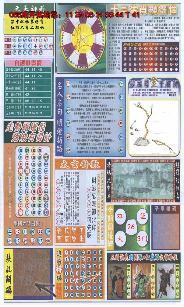 2025066期新报跑狗-2(背面)