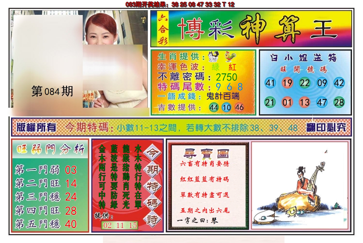 2025084期博彩神算王