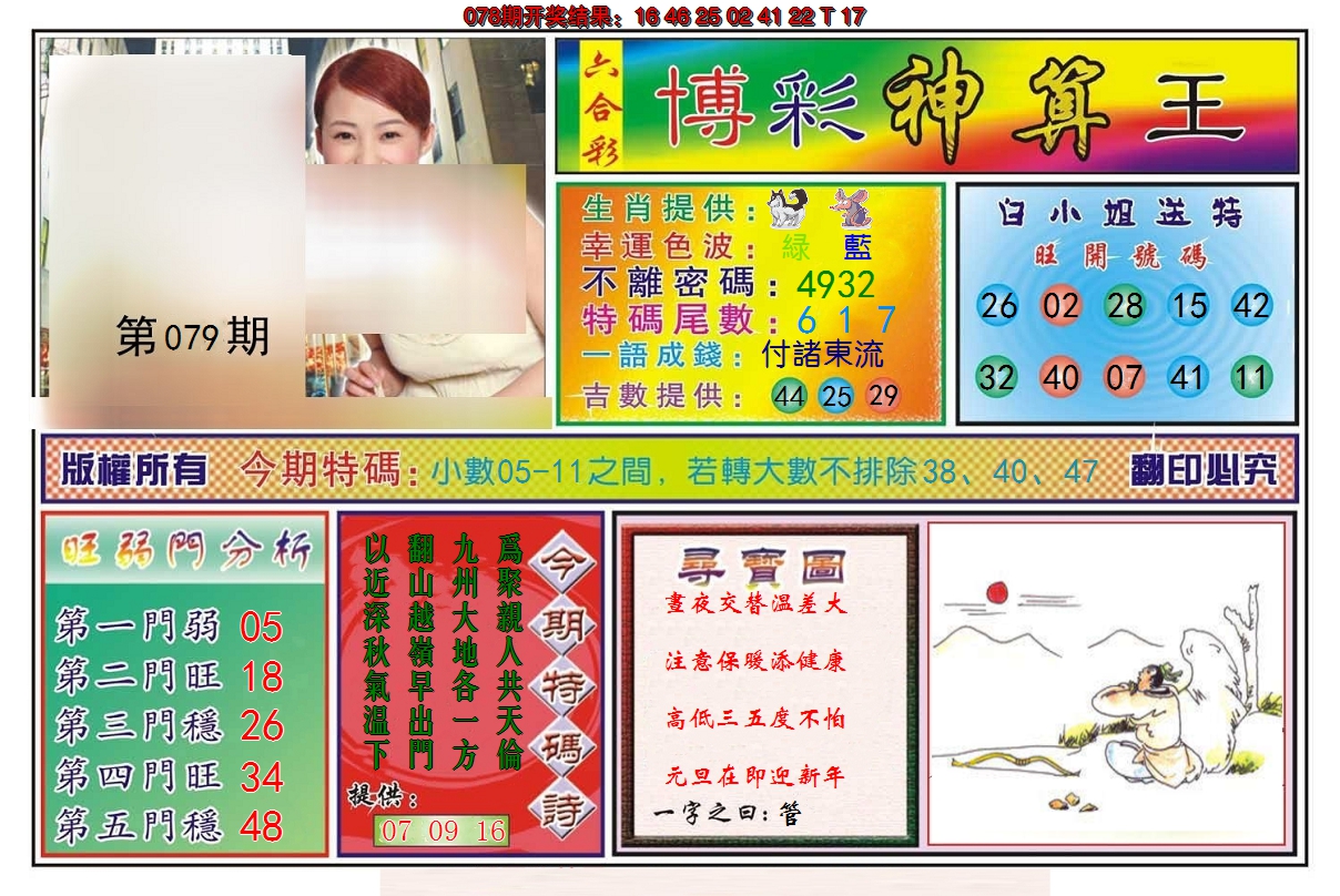 2025079期博彩神算王