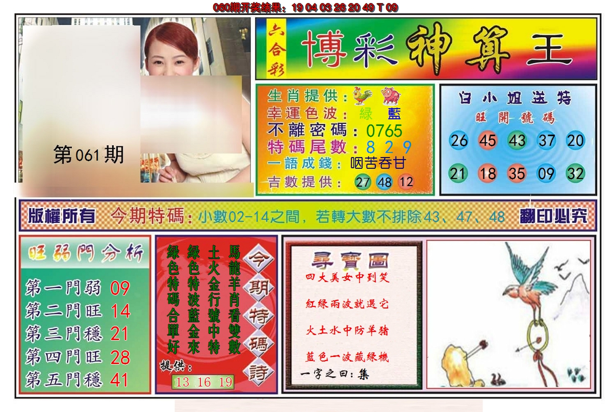 2025061期博彩神算王