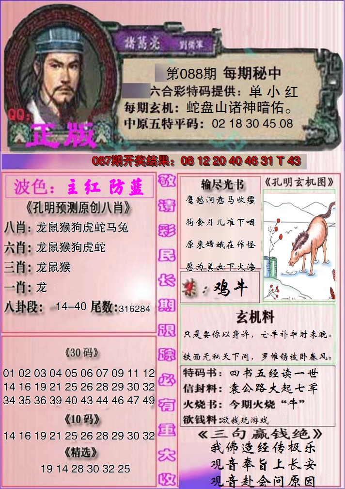 2025088期一代孔明报