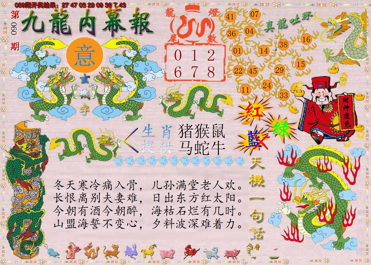 2025060期正版九龙内幕报