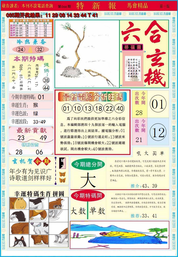 2025066期特新报A