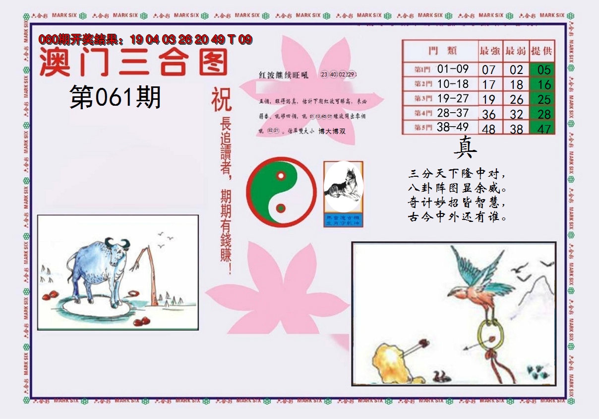 2025061期4-澳门三合
