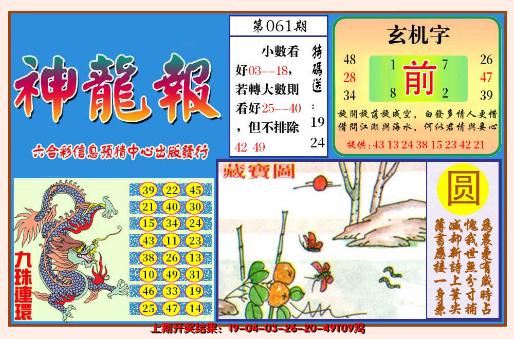 2025061期神龙报