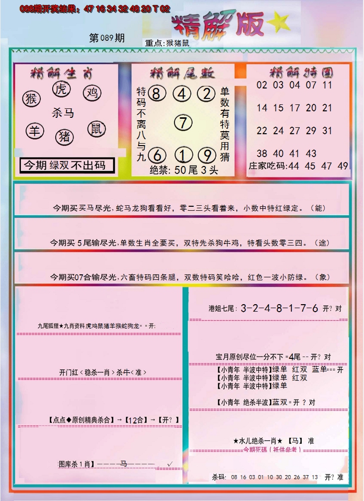 2025089期精解版