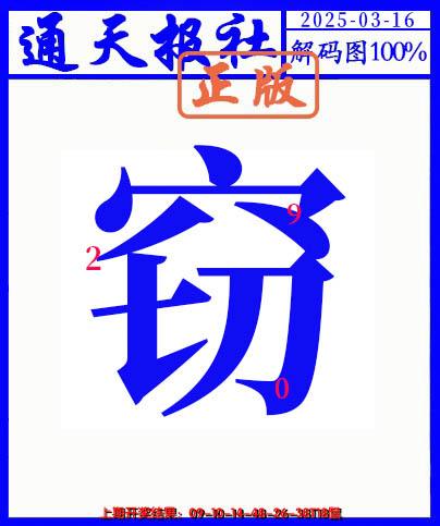 2025075期另解码图