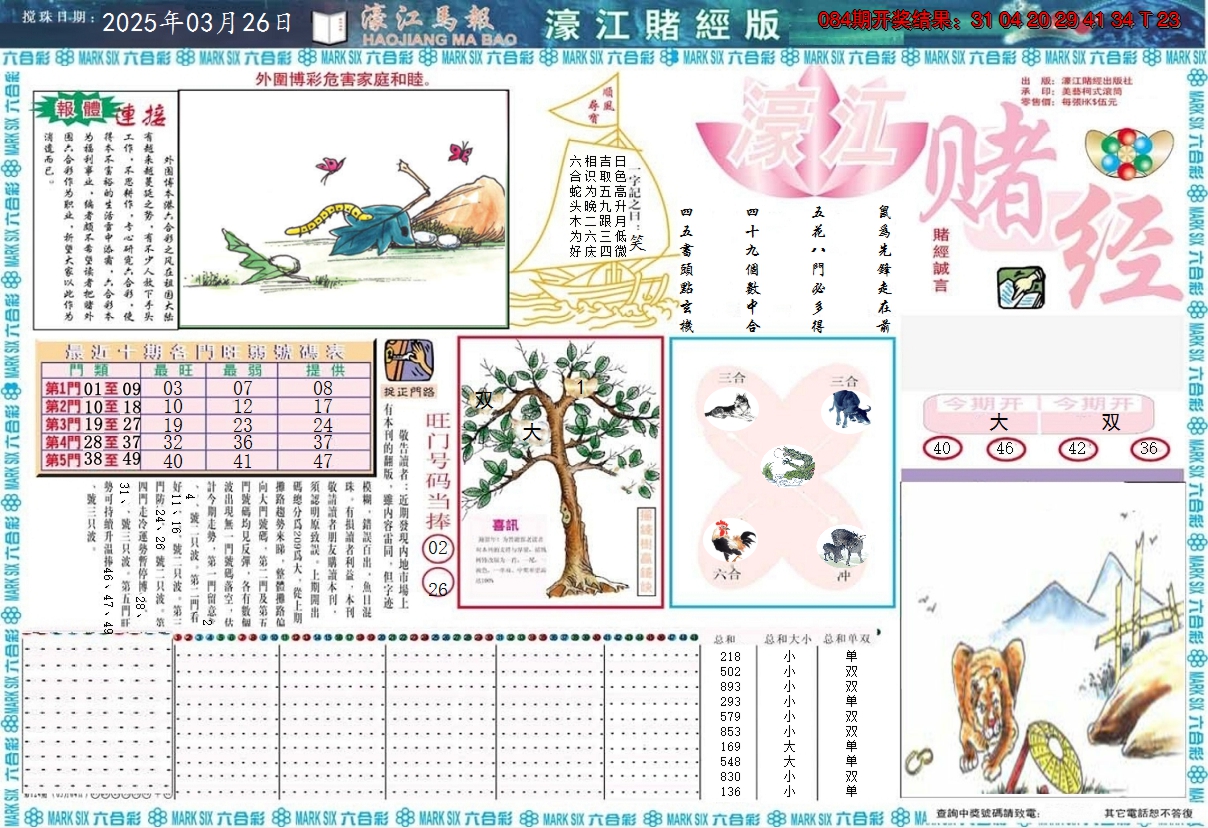 2025085期濠江赌经A