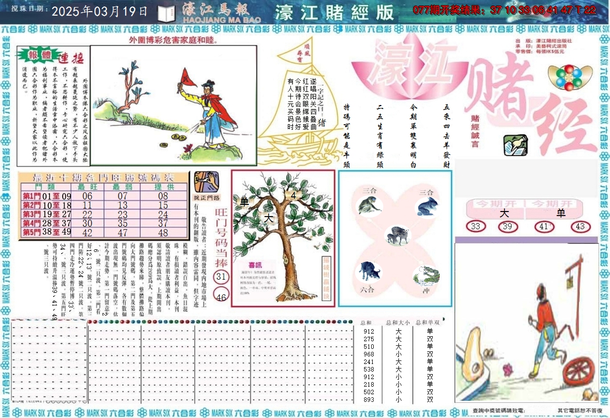 2025078期濠江赌经A