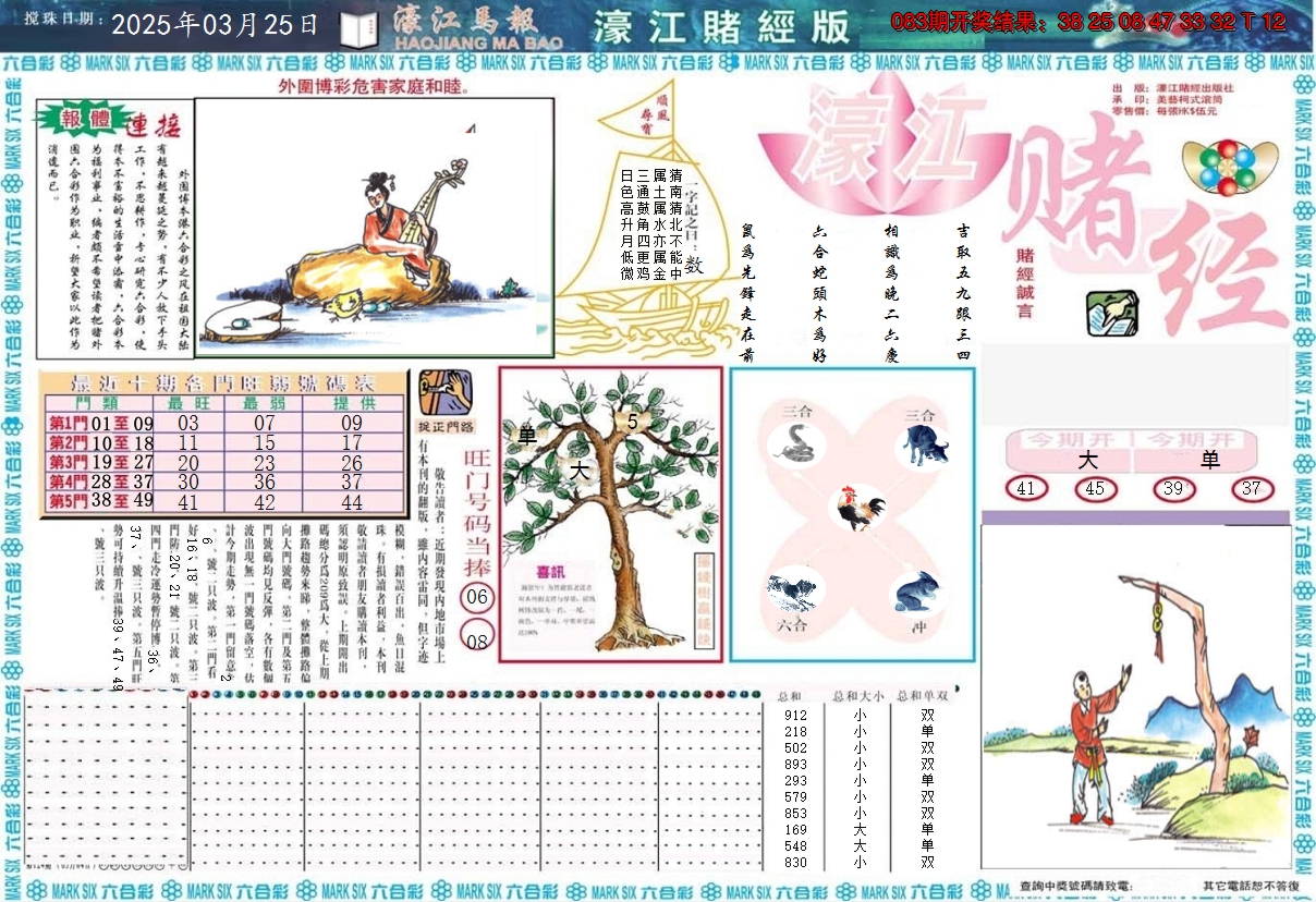 2025084期濠江赌经A