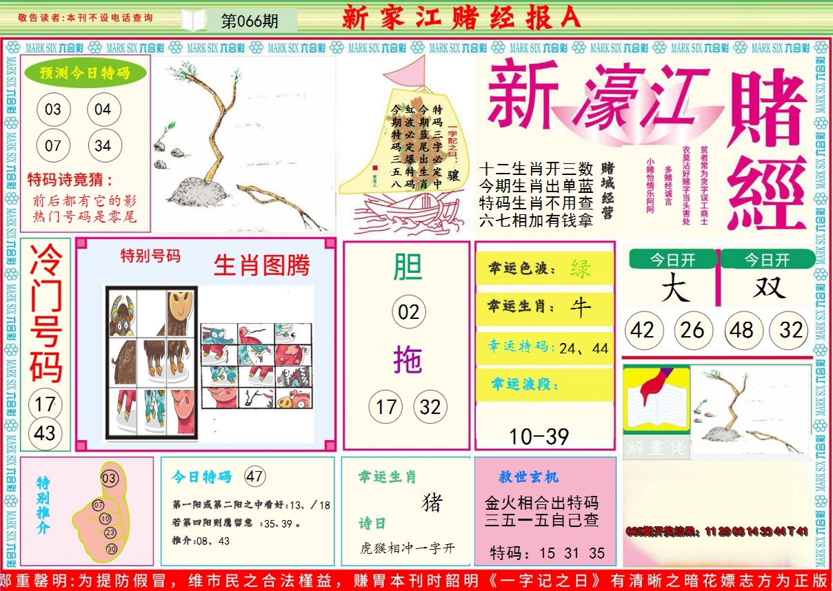2025066期新濠江赌经A