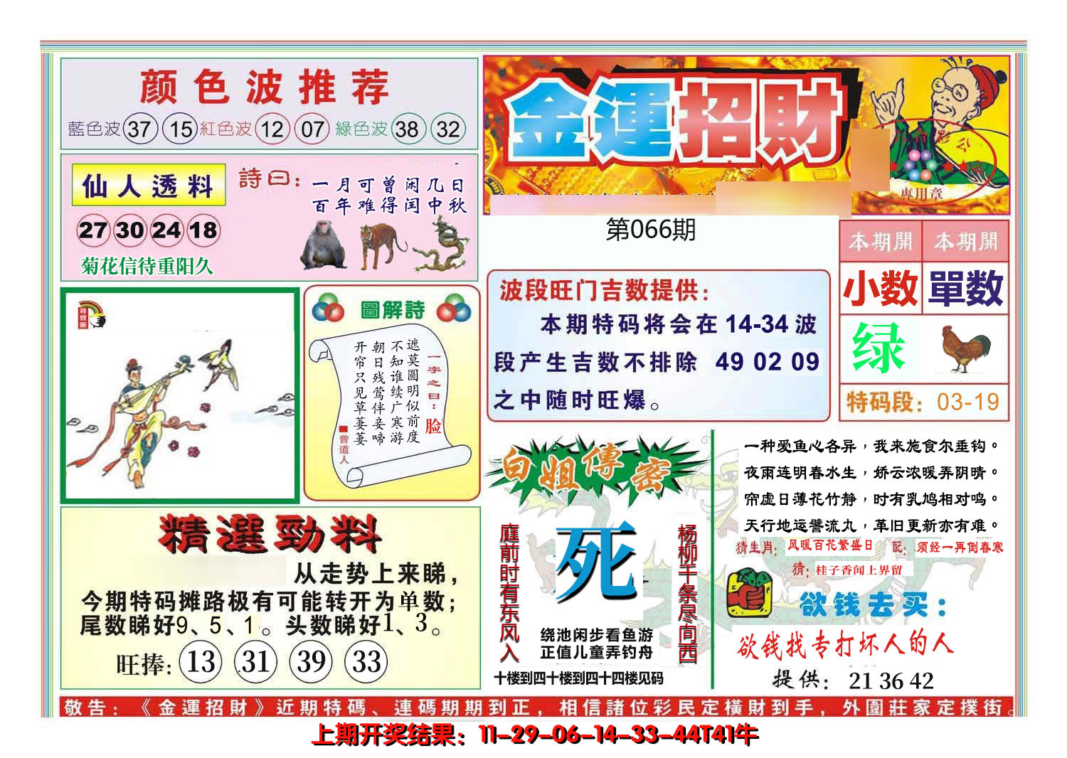 2025066期金运招财