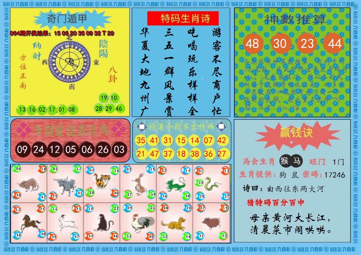 2025065期黄大仙灵码B