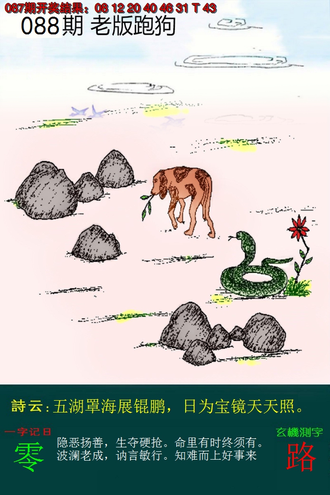 2025088期老版跑狗