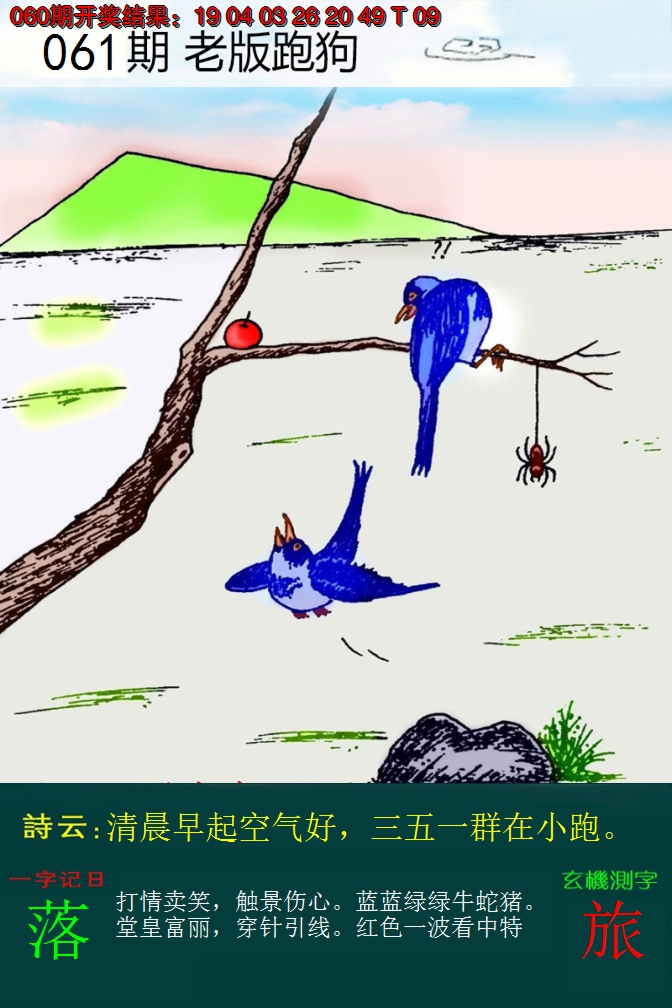 2025061期老版跑狗