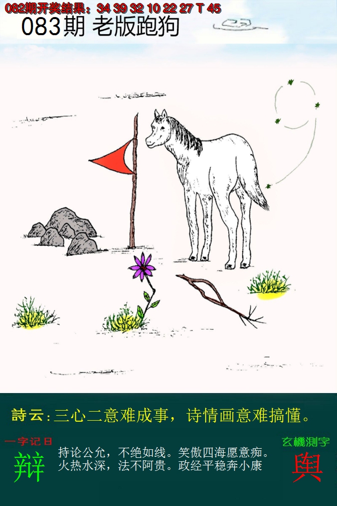 2025083期老版跑狗