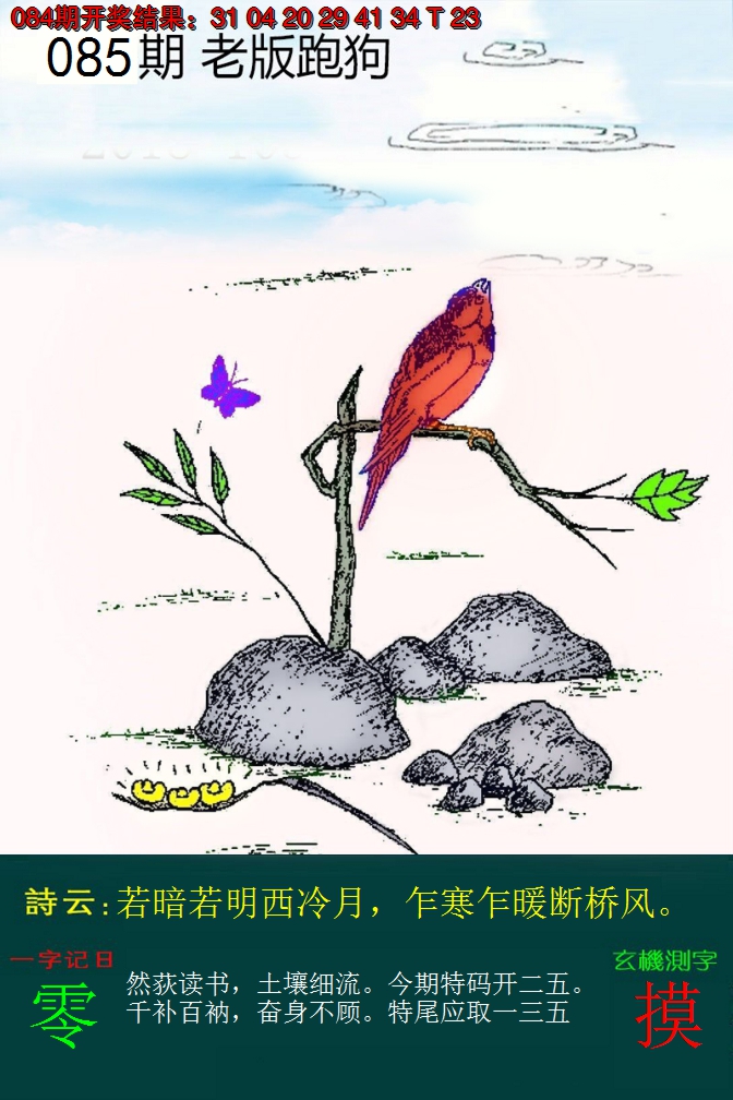 2025085期老版跑狗